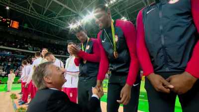 He's going for four, which
would put him standing alone - Court of Gold
