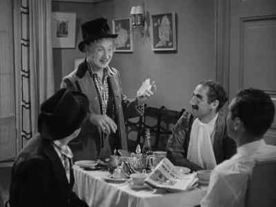 He's going to smell like a vegetable salad
when he gets through with that. - A Night at the Opera