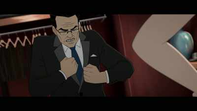 He's gonna hang
a right at your shoulder - Marvel's Hit-Monkey