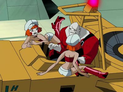 He's got a delicate touch Dee Dee Delicate like a moose Dee Dee - Batman Beyond: Return of the Joker