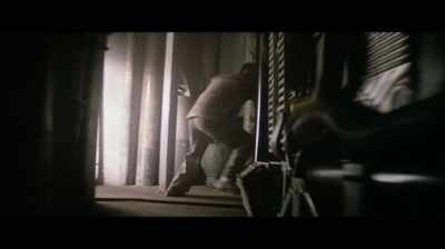 He's got a guy cornered in the kitchen - In Search of Tomorrow
