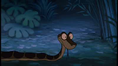 Bagheera he's got a knot in his tailHe's got a knot in his tailThis is going to slow down my slithering - The Jungle Book
