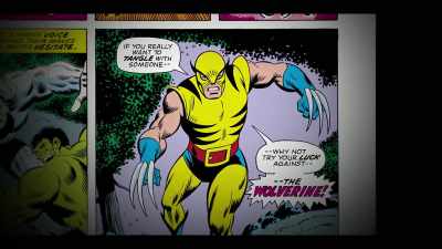 He's got a little kitty cat-like mask
on his face, - Marvel's 616