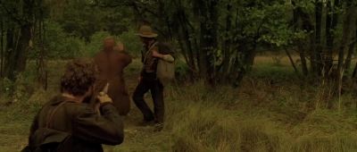 He's got a shit coming on - Cold Mountain