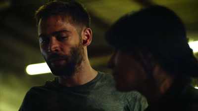 He's got a tomahawk
in his chest. (laughs) - Shadow Wolves