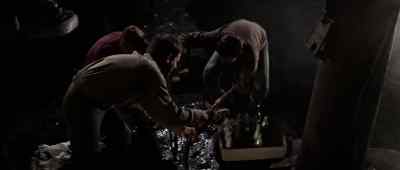 - He's got to come out soon now.
- Let's burn him out. - The Chase