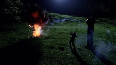 - He's got dynamite.
- Get her out of here. Now! - Lost
