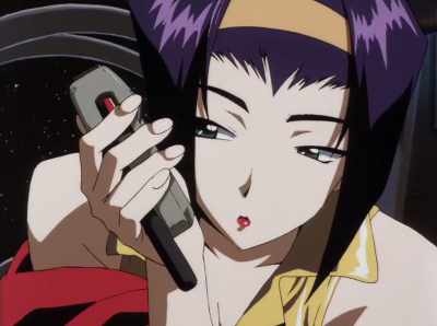 He's got his hands full right now. - Cowboy Bebop