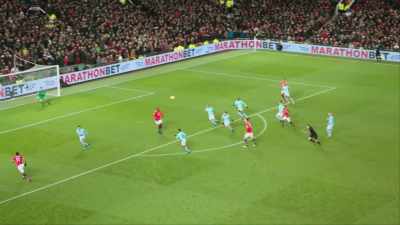 He's got it into the box for Ibrahimovich - All or Nothing: Manchester City