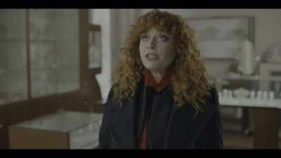 He's got, like, disturbingly good posture.
You know, like, he stands very erect. - Russian Doll