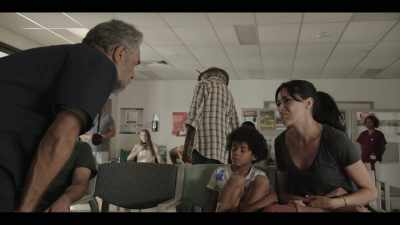 He's got the flu.
A wounded soldier. - Pine Gap