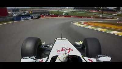He's got through. So,
Jenson Button now up into seventh place. - Brawn: The Impossible Formula 1 Story