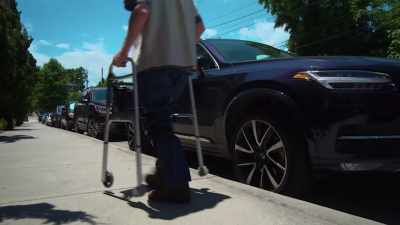 He's having a little more
trouble, like, gettin' around, - Shadow of a Wheel