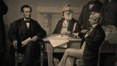 He's having discussions with
the secessionist leaders. - Abraham Lincoln