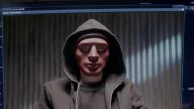 He's in a goofy mask. - APB
