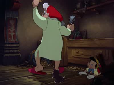 He's in here somewhere. - Pinocchio
