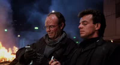 He's in the steel mill. - RoboCop