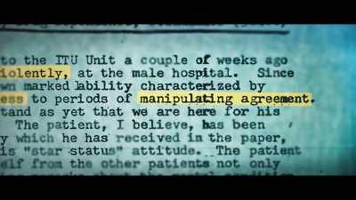 He's in thrall to a perverse pleasure
that is too strong - Monsters Inside: The 24 Faces of Billy Milligan