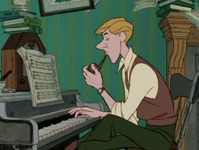 Oh he's intelligent enough as humans goAnd I think you could say Roger is a rather handsome animal in his way - One Hundred and One Dalmatians