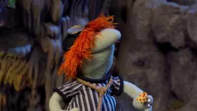 He's just frozen.
Stinkleberries will do the trick. - Fraggle Rock: Back to the Rock