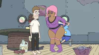 He's just joshing around.
- [muffled talking] - Doomlands