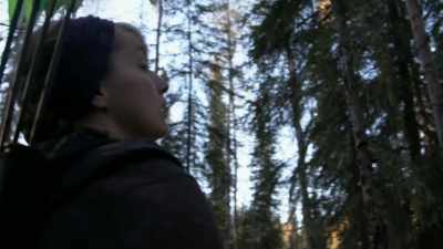 He's kinda hidden. - Life Below Zero: Next Generation