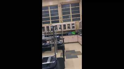 He's known for confiscating electronics
from students, - American Vandal