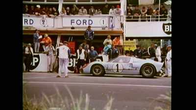 He's leaning on the pit
while waiting for his stint on the drive, - Shelby American