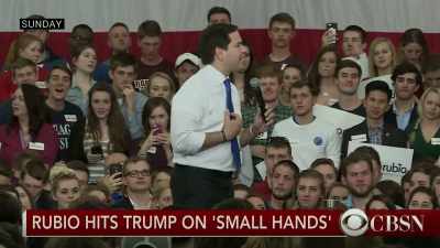 He's like 6'2", which is
why I don't understand - The Accidental President
