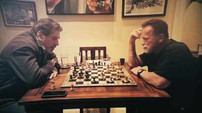 He's like a chess player.
You don't know what's going on,
but he gets it done. - Arnold & Sly: Rivals, Friends, Icons