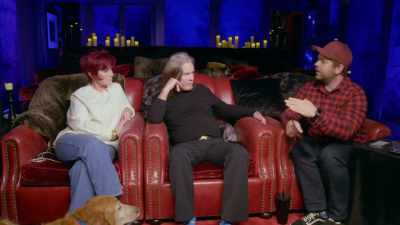 He's like... [imitates sword] - The Osbournes Want to Believe