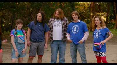 - He's, like, the coolest guy at camp.
- [crowd cheering and clapping] - Wet Hot American Summer: Ten Years Later