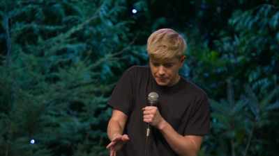 He's like, "What is that?"
And so he balances - Mae Martin: SAP