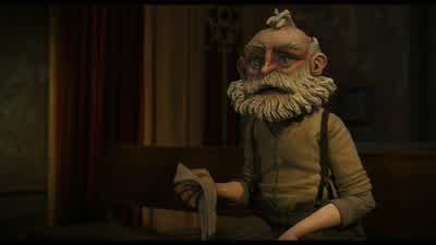He's made of wood tooWhy do they like him and not me - Guillermo del Toro's Pinocchio
