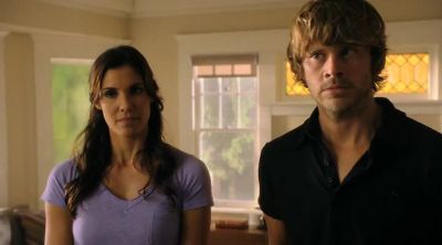 He's making a call. - NCIS: Los Angeles