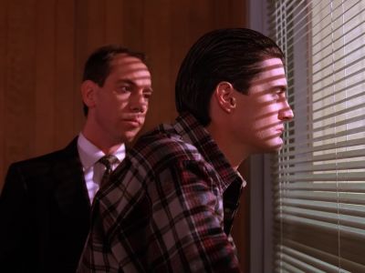 He's making his move.
Most definitely. - Twin Peaks