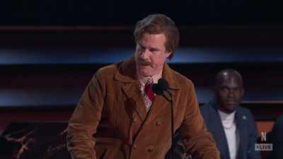 He's making you question your sexuality.
Stop looking at him. - The Roast of Tom Brady