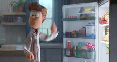 He's never left food
on the floor. Garfield? - The Garfield Movie