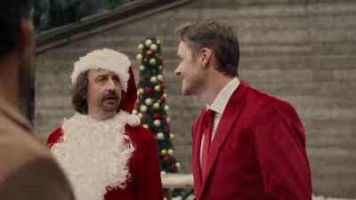 He's not eating salads - The Santa Class