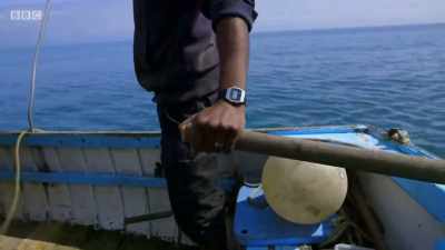 He's not fishing. He only does it
because he needs - Cornwall: This Fishing Life