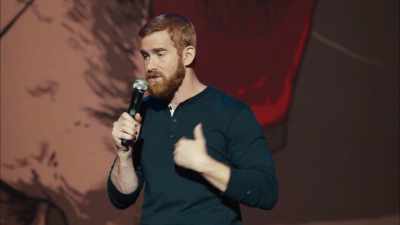 "He's not, which is good,
but he thought he was. - Andrew Santino: Home Field Advantage