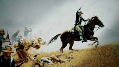 He's on a horse and if you're - Theodore Roosevelt