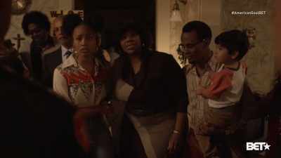 He's on his way home.
My husband is coming home. - American Soul