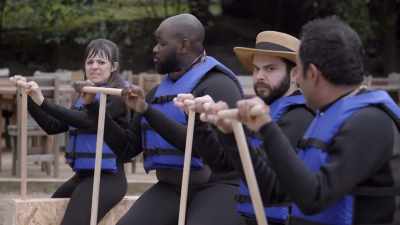 He's only won 16 Fishies, - Rob Riggle's Ski Master Academy