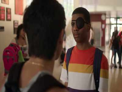 He's over her?
Then what is this acronym for? - On My Block