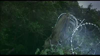 Oh no. We're fucked. We're fucked! Relax. He's over the wall. He's got no vehicle. And no shooter. H - 28 Days Later