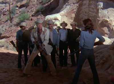 He's over there,
he's on a ledge. - The Six Million Dollar Man