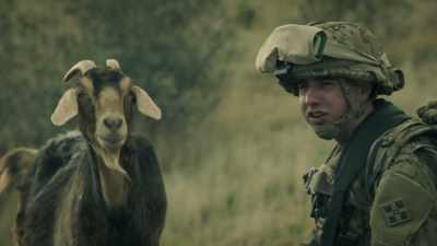 He's probably just hungry.
It's hard out here for a goat. - 68 Whiskey
