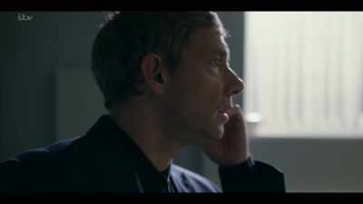 He's pulling off the drive.
Thank bloody Christ. - A Confession