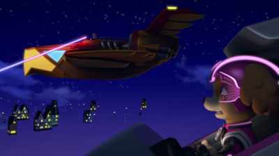 He's put the gem in a scepter - PAW Patrol: Jet To The Rescue
